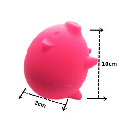 China Piggy Piggy Bank / Silicon Eco - Friendly Pig Shape Silicone Storage for sale