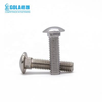 China 304/316 DIN 603 STAINLESS STEEL Round Head Mushroom Neck Square Head Carriage Bolt for sale