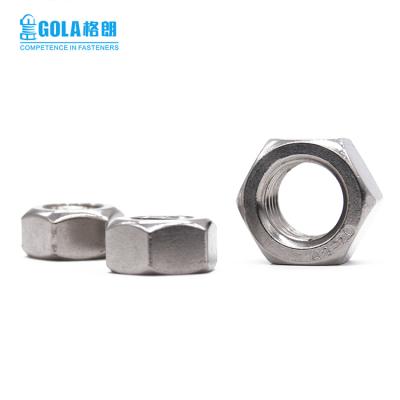 China M6 M8 M10 M12 M14 M16 M20 DIN934 Construction Industry Stainless Steel Hex Nut for sale