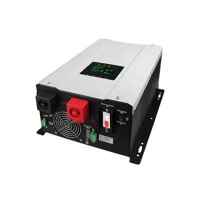 China 10KW 48VDC Off Grid Hybrid Pure Sine Wave Solar Inverter with 120A MPPT Solar Charge Controller 480*336*199mm for sale