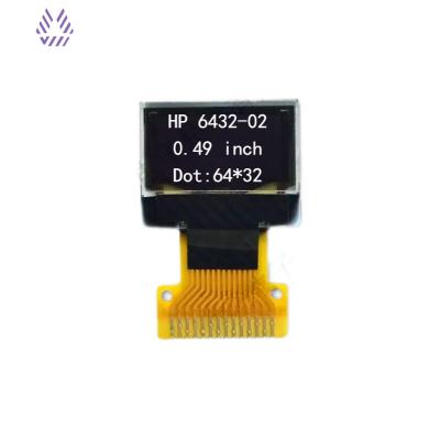 China Customized 0.49 Inch 64x32 Resolution SSD1306 Module Display Oled LCD Indoor Screen 0.49 for sale