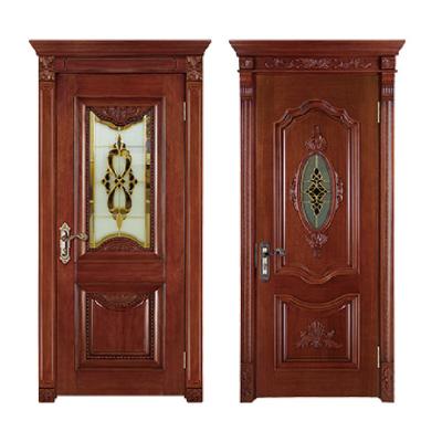 China China Factory PVC Interior Door Waterproof Apartment House Bathroom Door for sale