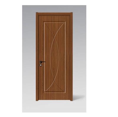 China New Chinese Style Waterproof Cheap Solid Rustic Style Small Price Interior Wooden Door for sale