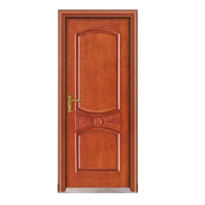 China Waterproof Factory Directly Supply Natural Veneer Finished Solid Wood Fire Rated Door for sale