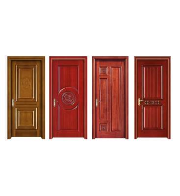 China Hot Selling High Quality Natural Solid Wood Door Modern Wooden Door Designs Waterproof for sale