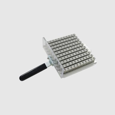 Κίνα 100 Drill Bites Holder Tool Cassette Sliver Aluminum Customs Available for PCB CNC Schmoll Machines προς πώληση