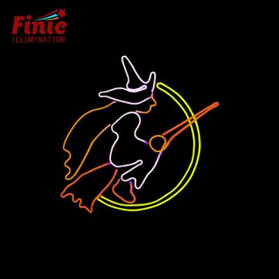 China Creative Halloween FINIC LED Neon Rope Lights Indoor Halloween Camping Table Decoration Pattern Lights for sale