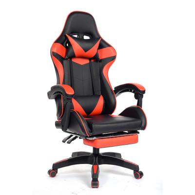 China New High-end Black Driver Seat RGB Handsome Racing Car Computer Game Rotating Chair for sale