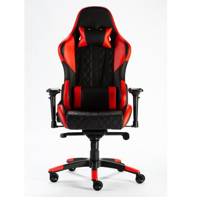 China Custom Leather Gaming Chair Recliner Ergonomic Spinning Gaming Chair RGB Gaming Chair for sale