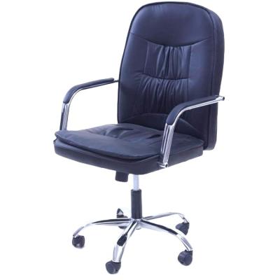 China (Height) Ergonomic adjustable high quality leather office chair that can be lifted and rotated for sale