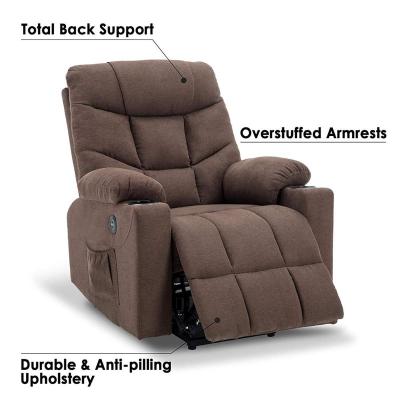 China Modern Cheap Fabric Sofa Manual Recliner Home Furniture Extended Price Sofa Chair for sale