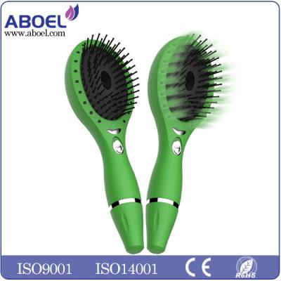 China Professional Vibration Ionic Custom Ionic Hair Brush Set Lightweight Green for sale