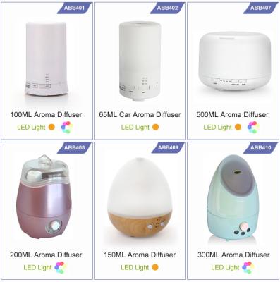 China Difusor y humectador ultrasónicos llevados del aroma in-1 del cambio 2 del color claro con el adaptador en venta