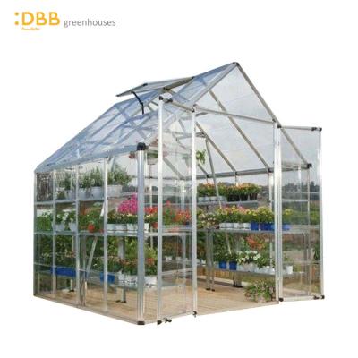 China Easily Assembled 8x32 Garden Greenhouse PVC Coated Plant Growth Tent Industrial Set Greenhouse For Garden for sale