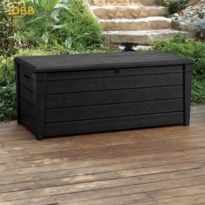 China Factory Price Garden Box Deck Box Durable Waterproof Outdoor Polypropylene Plastic Outdoor Plastic Storage for sale