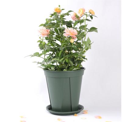 China New Product Garden Plant Pots Gallon Round Plastic Flower Pot Bump-resistant Flower Pot For Garden for sale