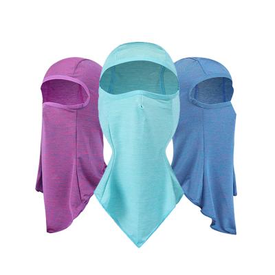 China Ice Silk Fabric Sunscreen Dustproof Face Climbing Muslim Scarf For Women Scarf For Electric Bicycle Bike Accessaries for sale