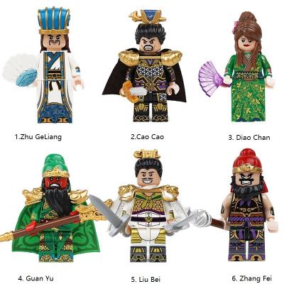 China Toy History Building Blocks Three Kingdoms Theme Cao Cao Bricks Doll Model Gift KidsToys Series for sale