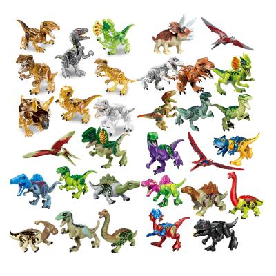 China Toy Jurassicies World Dinosaur Building Blocks Mini Model 8PCS toys set building blocks for kids for sale