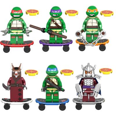 China Mutant Ninja Turtles Mini Bricks Figures Gift Toys from Building Toy Action Figure Blocks Anime for sale