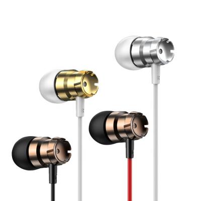 China Highly Elastic And Environmentally Friendly Tape Wire Metal Earphone In-Ear Earphone for sale