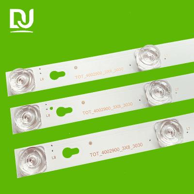 China Brand New Hotel Backlight TV For TCL 40 Finger 40d2900 4c-lb4008-hr03j 40hr330m08a7 V1 L40f3301b F40s5916 L40e5800a led strip light bar for sale