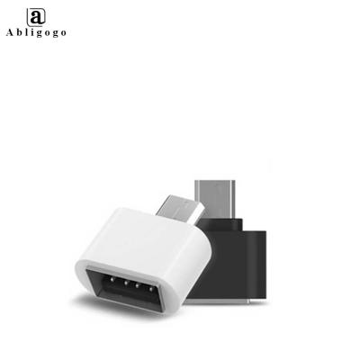 China Supplier Desktop Top Micro OTG Male Mini To Female USB Adapter Converter For Huawei Xiaomi Android Smartphone for sale