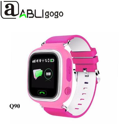 China Top Factory Colorful Bluetooth Q90 Smart Watch With GPS Second Generation SOS Chip Call Location Finder For Kids for sale