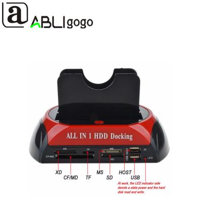 China Plastic Top Spplier USB 3.0 All in One HDD Docking Station for 2.5/3.5 inch SATA Hard Drive Docking HDD for sale