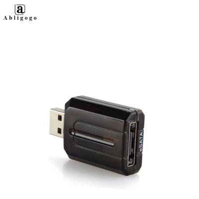 China Top Supplier Plastic Mini Usb 3.0 To Esata Converter Adapter For External 2.5 3.5 HDD Large Compatibility for sale