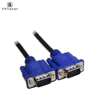 China COMPUTER Supplier Top Male To Male VGA 15 Pin Extension Cable Cord For PC Computer Monitor Projector for sale