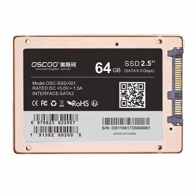 China OSCOO  Notebook Solid State Drive HD SSD Sata 2.5Inch 64GB 128GB For Laptop Disque Dur 256GB 512GB à venda