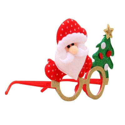 China Festival Stuff Christmas Headband and Shiny Christmas Glasses Frame Adult Kids Costume Props Christmas Party Decoration for sale