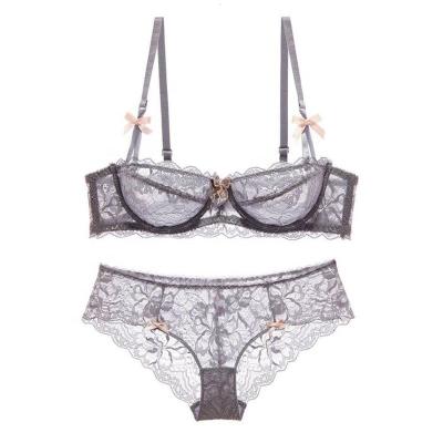 China Lingere New Arrivals Lace Women Sexy Bra Sexy Underwear Breathable Bra And Brief Sets for sale