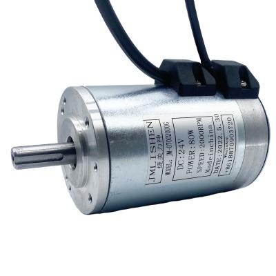 China China Manufacturer Quality Totally Enclosed DC 24V2000RPM Tubular Brushless Motor Outer Diameter 70MM For Electric Door And Window Robot for sale