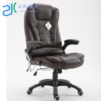 China E-Commercial Leather Executive Chair PU Recliner Office Massage Chair With CE Certificate for sale