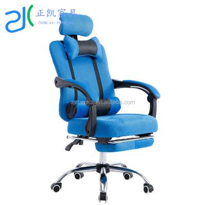 China Elevator Chair Fabric Material Ergonomic Racing Style Office Comfortable Chair Racing Chair Gaming Chair With Foot Rest for sale