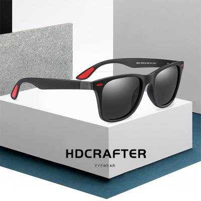 China HDCRAFTER Pilot Classic TR90 Sunglasses Men Polarized uv400 Lens Driving Eyewear Outdoor Women Square Eyeglasses Pilot CE for sale