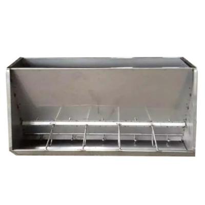 China Livestock breeding stainless steel sheet feed trough fabrication for cattle breeding for sale