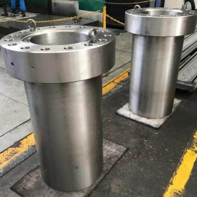 China Aluminum Round Flange Type Guide Deep Hole Bushing Machining For Petrochemical for sale