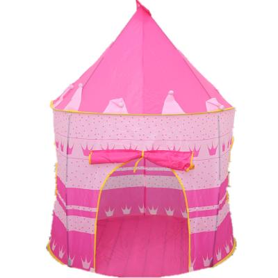 China Lightweight Portable High Quality Room Play Small Princess Prince Castle Tent For Villa Indoor Foldable Indoor Home Decoration for sale