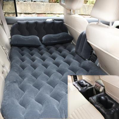 China Collapsible PVC Assembling Thickened S Shape Car Sleep Wearproof Outdoor Traveling Pad With Split Foot Pillars for sale