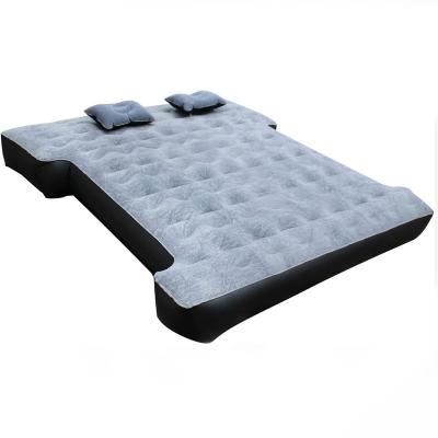 China Double Backseat Bed Car Air Mattress Foldable Weatherproof Mattress With Inflatable Truck Mat And 2 Pillows Compressor for sale