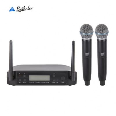 China Newest Best Price Handheld Wireless Microphone Two Way Radio Microphone Micophone for sale