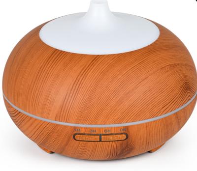 China Household USB 400ml Hot Selling Commercial Wood Grain Essential Oil Ultrasonic Aroma Diffuser for sale