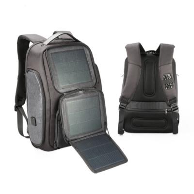 China Schnellladende Solarzelle Rucksack wasserdicht Nylon Großkapazität zu verkaufen