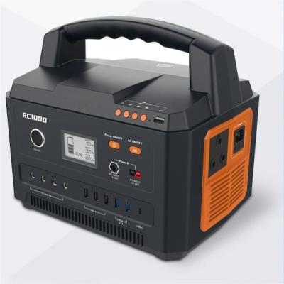 China Lithium-Ionen-Batterie-Portable-Notstromversorgungsanlage 999Wh 1000W zu verkaufen