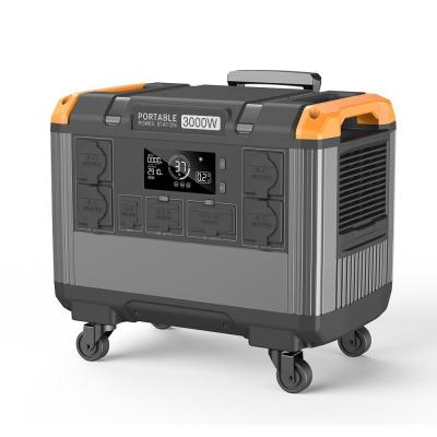 Chine Centrale électrique de camping portable de 3000W 3688Wh Batterie au lithium à vendre