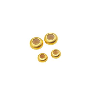 China Classic Vietnam Gold Silica Vacuum Plating Manual Positioning Adjust Spacer Necklace Bracelet Beads for sale