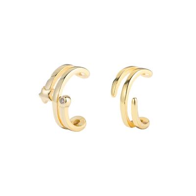 China CLASSIC Cool Personality S925 Sterling Silver Ear Cuff Without Ear Hole For Women Brinco for sale